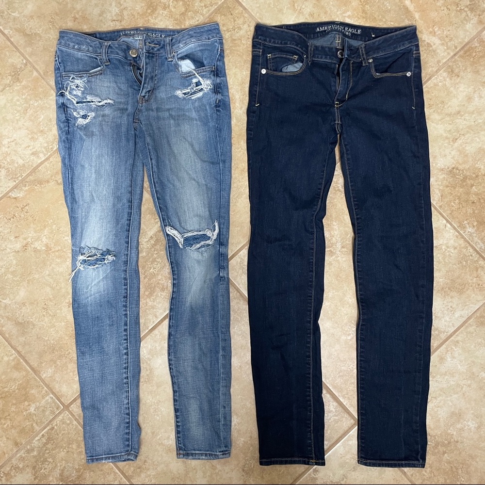2 pairs vintage American Eagle Outfitters jeans